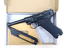 Airsoft pisztoly P08 Full Metal CO2 - 4 hüvelykes változat, blowback - UNFUNCTIONAL [KWC]