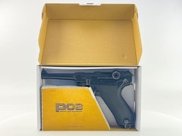 Airsoft pisztoly P08 Full Metal CO2 - 4 hüvelykes változat, blowback - NEM FUNKCIÁLIS [KWC]