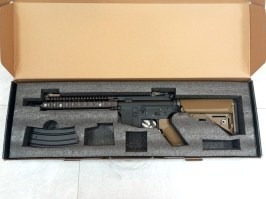 Airsoft rifle MK18 MOD1 9” ADVANCED II series (490 FPS) - DE - SERVICED [E&C]