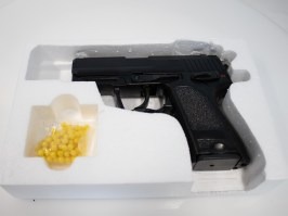 Airsoft rugós pisztoly HW SP8 Compact Nehézsúlyú - fekete - NEM FUNKCIONÁLIS [Y&P]