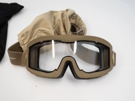 Airsoft maszk AERO Series Thermal, TAN - átlátszó - SÉRÜLT [Lancer Tactical]