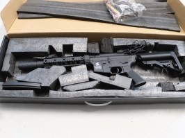 Airsoft puska M4 SD Sportline (Gen.2) - fekete - nem eredeti csomagolásban [Lancer Tactical]