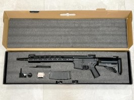 Airsoft puska AR-15 QD Platinum, High Speed (CM.097) - CRACKED BODY [CYMA]