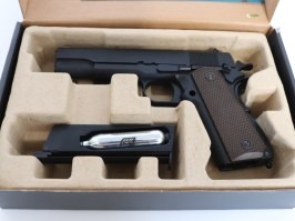 Airsoft pisztoly M1911 A1 Gen.2 CO2, blowback, full metal - fekete - NON-FUNKCIÓS [WE]