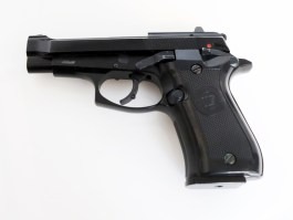 Airsoft pisztoly M84 Cheetah, fekete, fullmetal, visszacsapó UNFUNC [WE]