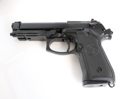Airsoft pisztoly M9 A1 Gen 2, fekete, fullmetal, blowback, full auto - NON-FUNKCIÓS [WE]