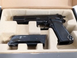 Airsoft pisztoly Hi-Power MK3 - teljes fém, GBB, fekete - NEM FUNKCIÁLIS [WE]