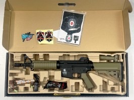 Airsoft puska M4 CQBR Sportline BI-TON (Gen.2) - BK-TAN - SERVISED [Lancer Tactical]