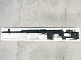 Rugós SVD Dragunov, akár 560 FPS - fekete - SZERVIZELVE + CO2 SET [A.C.M.]