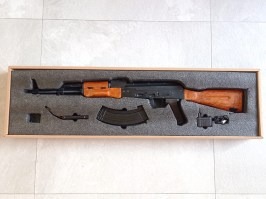 Airsoft puska AKM - Acél, laminált fa (CM.048M) - SZERVIZELT [CYMA]