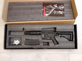 Airsoft puska M4 AR15 SilentOps CQB Bravo ETU - Fekete - SERVISED [Delta Armory]