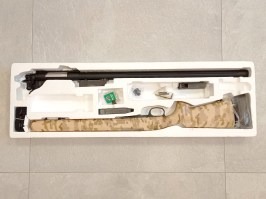 Airsoft mesterlövész M24 Military -Digital Desert, (SW-04JC) + INGYENES 500 FPS UPGRADE - SZOLGÁLTATVA [Snow Wolf]
