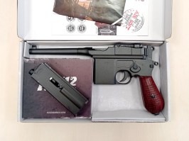 Airsoft pisztoly M712 seprűnyél, teljes fém, visszahúzós, full auto - SZERVIZELT [KWC]