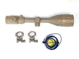 3-9x50 AOEG megvilágított távcső - TAN - VISSZAVÉTELT [UFC]