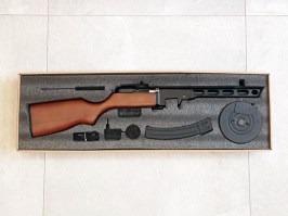 PPSh-41 EBB, teljes fém, valódi fa (SW-09A), 2x magazin - VISSZAVISSZÁLLÍTOTT [Snow Wolf]