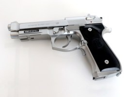 FULL AUTO M9A1 ezüst, elektromos visszacsapó (EBB) - NEM FUNKCIONÁLIS [Tokyo Marui]