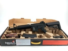 Airsoft puska M4 CQBR Sportline (Gen.2) - fekete - VISSZAVISSZÁLLÍTOTT [Lancer Tactical]