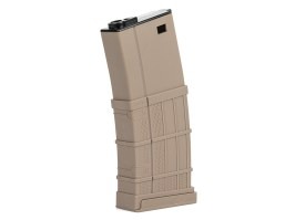 Mid-Cap 130 rds Polymer magazine PolyMag for M4 AEG - TAN [A.C.M.]