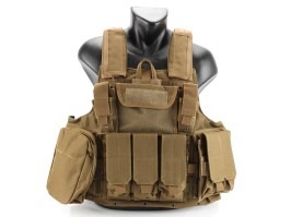 Taktická maskáčová vesta CIRAS modular - Coyote Brown (CB) [A.C.M.]