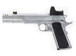 Airsoft GBB pistol VP-X, GBB with red-dot - Silver [Vorsk]