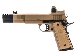 Airsoft GBB pisztoly VP-X, GBB piros pont - TAN [Vorsk]