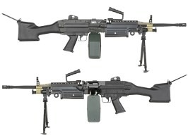 FN M249 MKII SAW Airsoft könnyű géppisztoly - teljes fém [A&K]