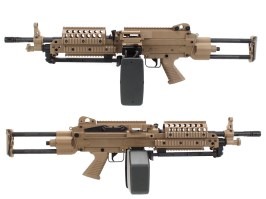 Airsoft gépfegyver M249 SPW - DE [A&K]