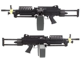 Airsoft gépfegyver M249 SPW - fekete [A&K]