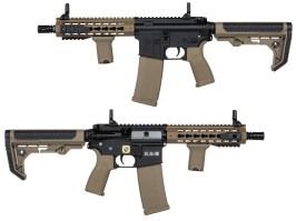 Airsoft puska RRA SA-E08 EDGE™ Light Ops Stock Carbine Replika - Fekete / TAN [Specna Arms]