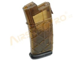 AUG AEG tár - 330 töltény, átlátszó, fekete alaplemezzel [Army]