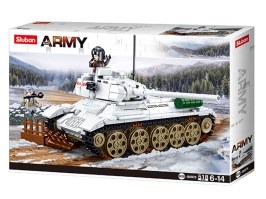 ARMY Battle of Budapest M38-B0978 White tank T-34/85 [Sluban]