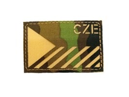 Lézervágott patch Cseh zászló 8x5cm (CZE) - vz.95/TAN [AS-Tex]
