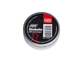 Légpuskagolyó diabolo 0,47g 4,5mm (cal .177) - 200db [ASG]