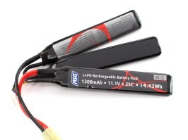 Battery Li-Po 11,1V 1300mAh 25C/35C  - CQB [ASG]