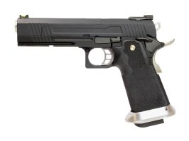 Airsoft GBB pisztoly Hi-Capa 5.1 HX10 (osztott csúszka) - fekete [AW Custom]
