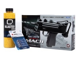 Csomag: Airsoft FULL AUTO MAC11, EBB + 3000 BB + 4 db elem [Tokyo Marui]