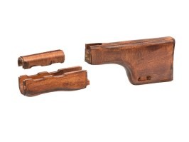 Fából készült szár és kézvédő készlet AK-74-hez [Battleaxe]