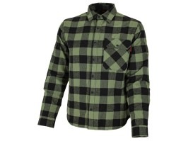 PIPPO flanel ing - Khaki/Fekete [Bennon]
