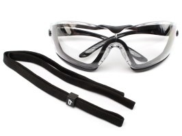 Biztonsági szemüveg COBRA Platinum (COBFTPSI) fekete - átlátszó [Bollé]