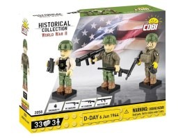 3 figura tartozékokkal - D-Day [Cobi]