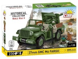 WW II 37 mm GMC M6 Fargo modellkészlet (1:35) [Cobi]