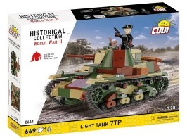 WW II Light Tank 7TP modellkészlet (1:28) [Cobi]