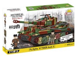 II. világháborús PzKpfw VI Tiger Ausf E modellkészlet, 2 az 1-ben (1:35) [Cobi]