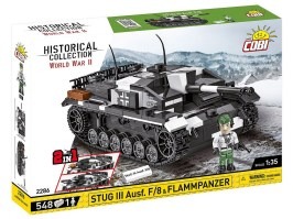 II. világháború Stug III Ausf F/8 & Flammpanzer, 2v1 (1:35) [Cobi]