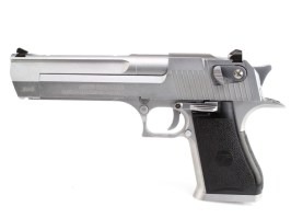 Airsoft pisztoly DE .50AE GBB, fém csúszka, blowback - ezüst [WE]