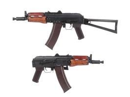 Airsoft rifle AK-74U Platinum (CM.055), full steel construction, real wood, ETU [CYMA]