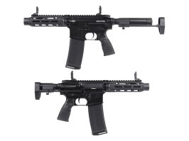 Airsoft rifle Daniel Defense DDM4 PDW Platinum, ETU (DD.105B) - Black [CYMA]