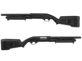 Airsoft M870 puska, rövid, fém (CM.355M) - fekete [CYMA]