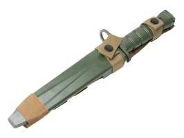Taktikai gumi M10 kés, bajonett - OD [CYMA]