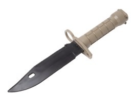 Taktikai gumi M9 kés, bajonett - TAN [CYMA]